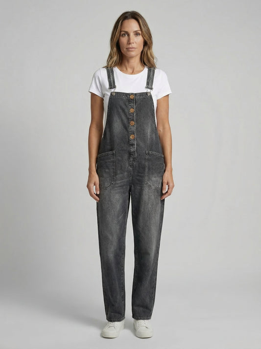 Rocio™ - Mono vaquero casual con hebilla ajustable.