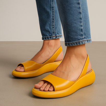 Avenelle - Sandalias ortopédicas con plantilla acolchada