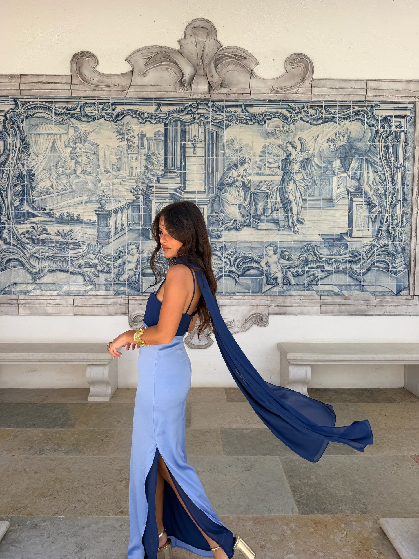 Vestido Zahara en Azul