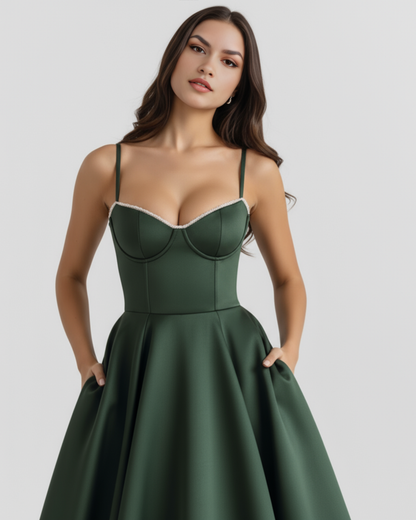 Selene | Falda midi vaporosa