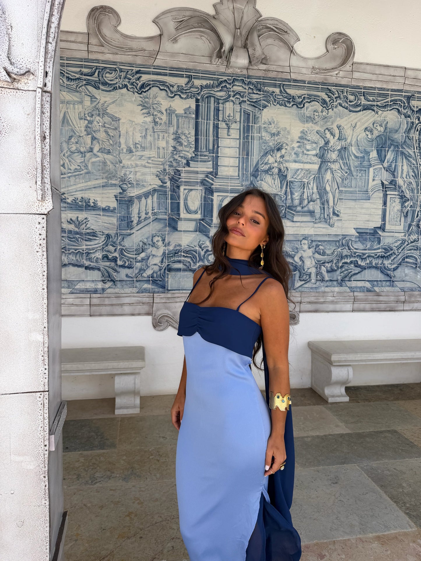 Vestido Zahara en Azul