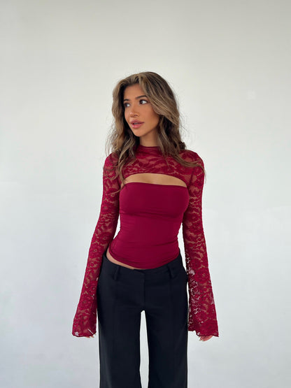 ARIA | Top de encaje