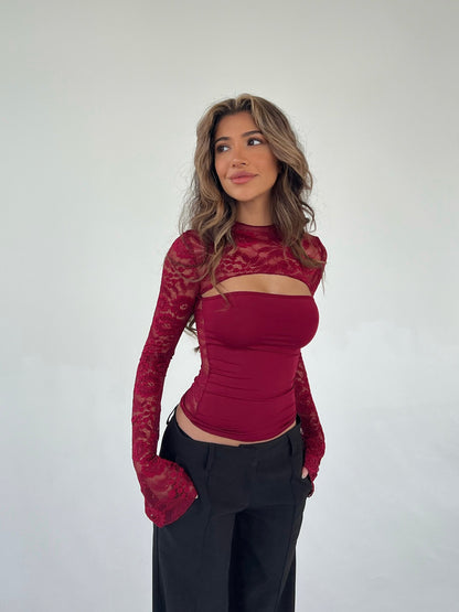 ARIA | Top de encaje