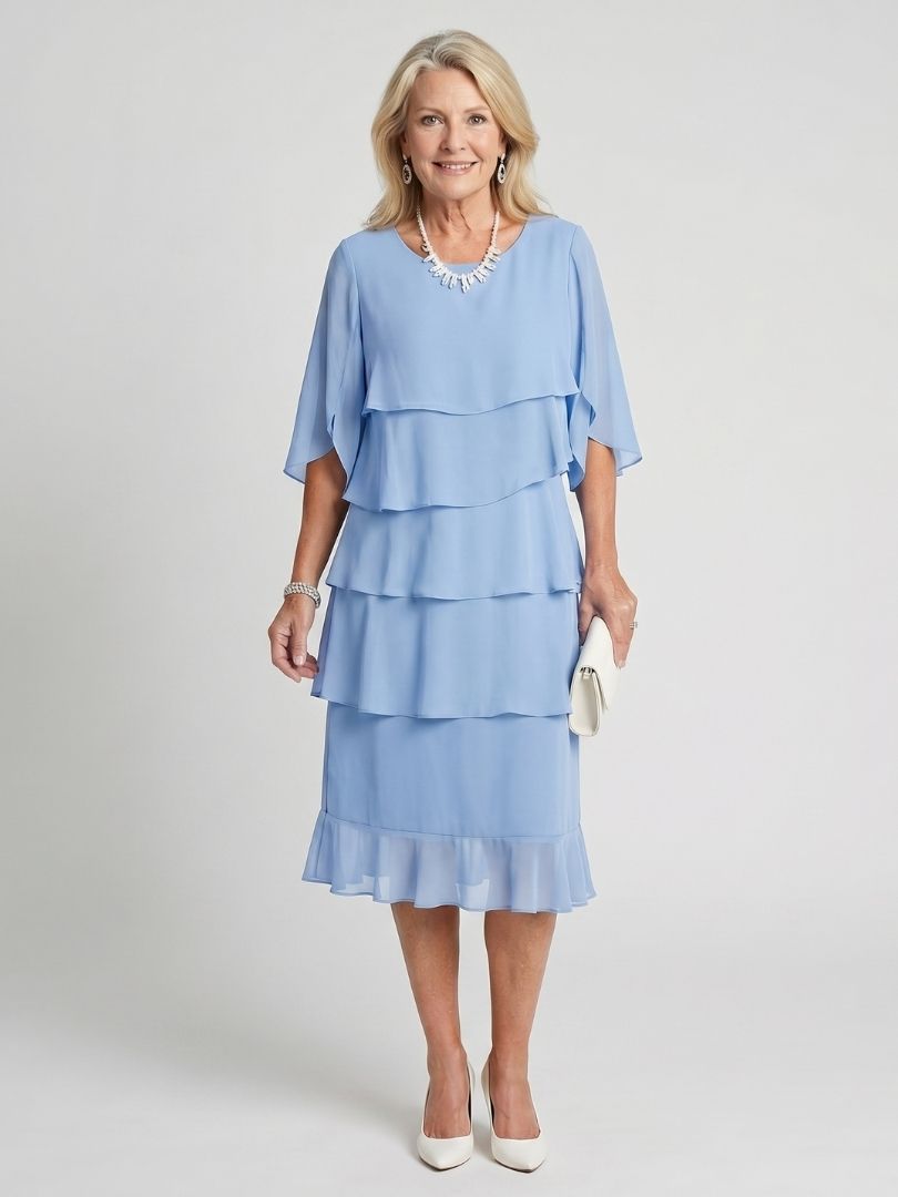Brent | Vestido midi en capas