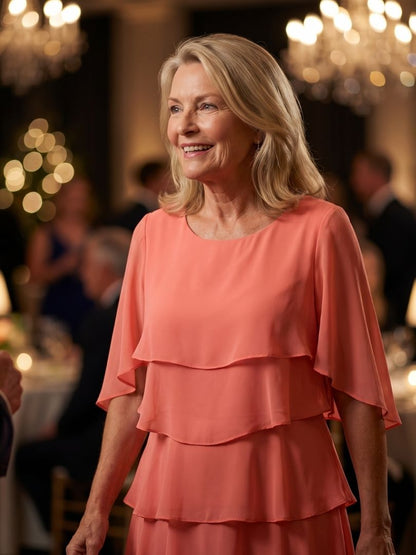 Brent | Vestido midi en capas