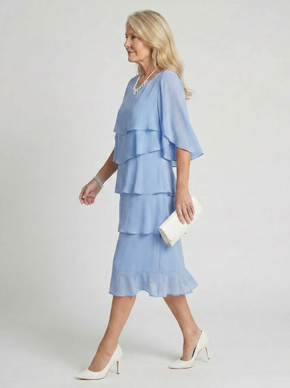 Brent | Vestido midi en capas