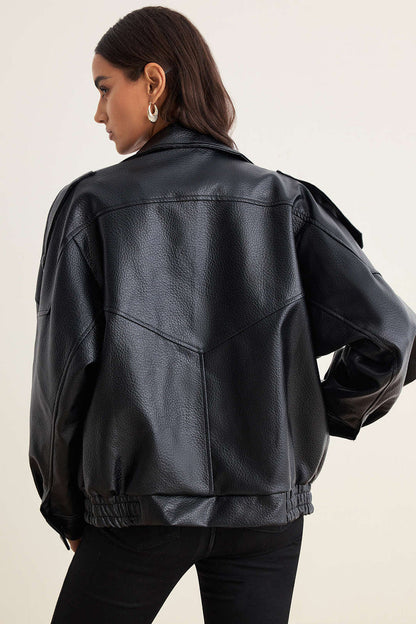 Jimena | Chaqueta de cuero Uptown