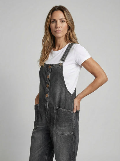Rocio™ - Mono vaquero casual con hebilla ajustable.