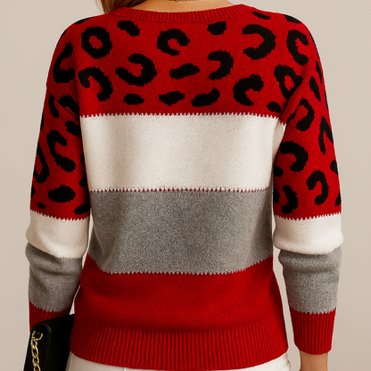CASANOVA™ | Suéter elegante de leopardo