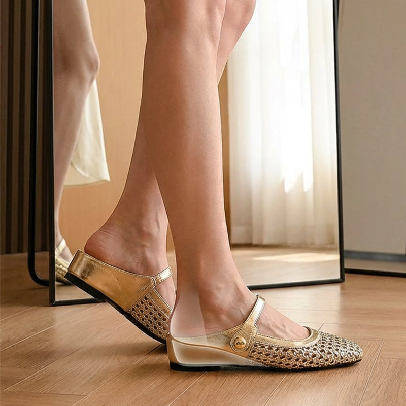 Berta | Mules Mary-Jane Sin Talón